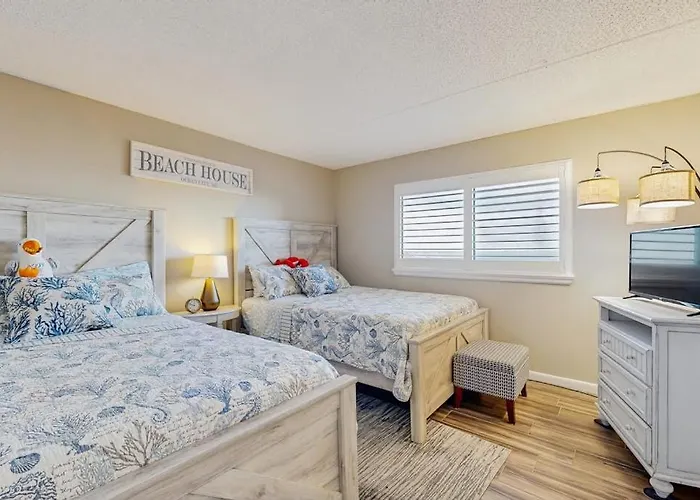 Convenient Beachfront With Balcony Pools Tennis Gym & Ac *
